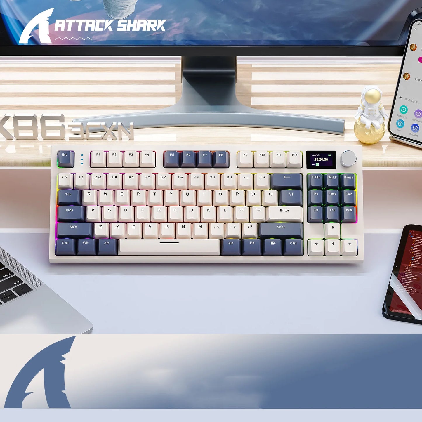 K86 RGB Bluetooth Wireless Gaming Keyboard